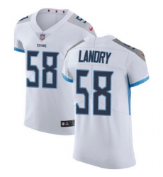 Nike Titans #58 Harold Landry White Mens Stitched NFL Vapor Untouchable Elite Jersey
