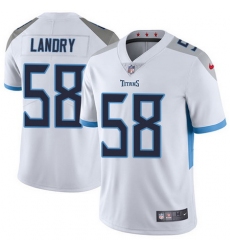Nike Titans #58 Harold Landry White Mens Stitched NFL Vapor Untouchable Limited Jersey