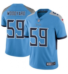 Nike Titans #59 Wesley Woodyard Light Blue Team Color Mens Stitched NFL Vapor Untouchable Limited Jersey