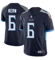 Nike Titans #6 Brett Kern Navy Blue Alternate Mens Stitched NFL Vapor Untouchable Limited Jersey
