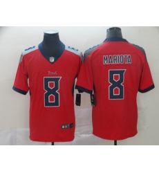 Nike Titans 8 Marcus Mariota Red Inverted Legend Limited Jersey
