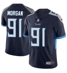 Nike Titans #91 Derrick Morgan Navy Blue Alternate Mens Stitched NFL Vapor Untouchable Limited Jersey