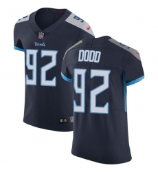 Nike Titans #92 Kevin Dodd Navy Blue Alternate Mens Stitched NFL Vapor Untouchable Elite Jersey