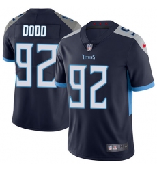 Nike Titans #92 Kevin Dodd Navy Blue Alternate Mens Stitched NFL Vapor Untouchable Limited Jersey