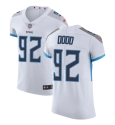 Nike Titans #92 Kevin Dodd White Mens Stitched NFL Vapor Untouchable Elite Jersey
