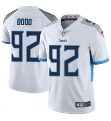 Nike Titans #92 Kevin Dodd White Mens Stitched NFL Vapor Untouchable Limited Jersey