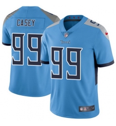 Nike Titans #99 Jurrell Casey Light Blue Team Color Mens Stitched NFL Vapor Untouchable Limited Jersey