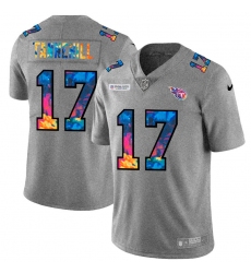 Tennessee Titans 17 Ryan Tannehill Men Nike Multi Color 2020 NFL Crucial Catch NFL Jersey Greyheather