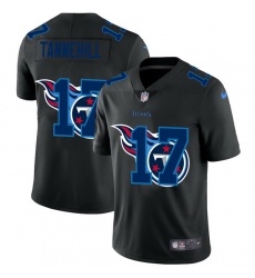 Tennessee Titans 17 Ryan Tannehill Men Nike Team Logo Dual Overlap Limited NFL Jersey Black
