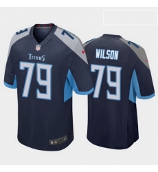 men isaiah wilson tennessee titans navy game jersey 