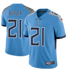 Nike Titans #21 Malcolm Butler Light Blue Team Color Youth Stitched NFL Vapor Untouchable Limited Jersey