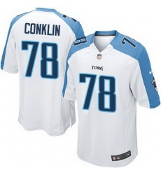 Nike Titans #78 Jack Conklin White Youth Stitched NFL Elite Jersey