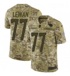 Youth Nike Tennessee Titans 77 Taylor Lewan Limited Camo 2018 Salute to Service NFL Jersey