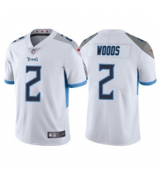 Youth Tennessee Titans 2 Robert Woods White Vapor Untouchable Limited Stitched Jersey