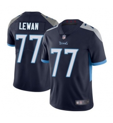 Youth Tennessee Titans 77 Taylor Lewan Navy Vapor Untouchable Limited Stitched Jersey 
