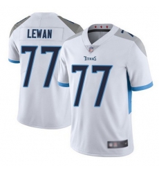 Youth Tennessee Titans 77 Taylor Lewan White Vapor Untouchable Limited Stitched Jersey 