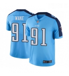 Youth Tennessee Titans 91 Cameron Wake Limited Light Blue Rush Vapor Untouchable Football Jersey