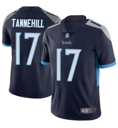 Youth Titans 17 Ryan Tannehil Navy Blue Team Color Stitched Football Vapor Untouchable Limited Jersey