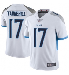Youth Titans 17 Ryan Tannehil White Stitched Football Vapor Untouchable Limited Jersey