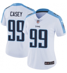 Nike Titans #99 Jurrell Casey White Womens Stitched NFL Vapor Untouchable Limited Jersey