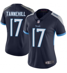 Women Titans 17 Ryan Tannehill Navy Blue Team Color Stitched Football Vapor Untouchable Limited Jersey