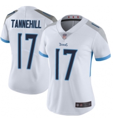 Women Titans 17 Ryan Tannehill White Stitched Football Vapor Untouchable Limited Jersey