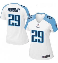 Womens Nike Tennessee Titans 29 DeMarco Murray Game White NFL Jersey