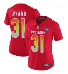 Womens Nike Tennessee Titans 31 Kevin Byard Limited Red 2018 Pro Bowl NFL Jersey