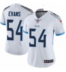 Womens Nike Tennessee Titans 54 Rashaan Evans White Vapor Untouchable Limited Player NFL Jersey