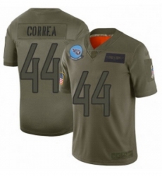 Womens Tennessee Titans 44 Kamalei Correa Limited Camo 2019 Salute to Service Football Jersey