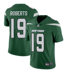 Jets #19 Andre Roberts Green Team Color Men Stitched Football Vapor Untouchable Limited Jersey