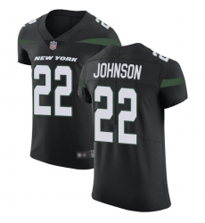 Jets #22 Trumaine Johnson Black Alternate Men Stitched Football Vapor Untouchable Elite Jersey