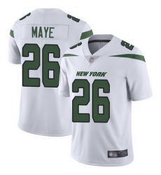 Jets #26 Marcus Maye White Men Stitched Football Vapor Untouchable Limited Jersey