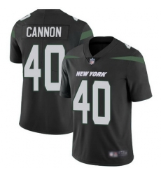 Jets #40 Trenton Cannon Black Alternate Men Stitched Football Vapor Untouchable Limited Jersey