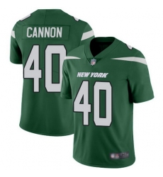 Jets #40 Trenton Cannon Green Team Color Men Stitched Football Vapor Untouchable Limited Jersey