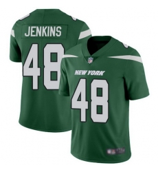 Jets #48 Jordan Jenkins Green Team Color Men Stitched Football Vapor Untouchable Limited Jersey