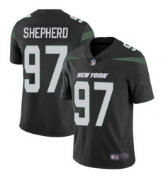 Jets #97 Nathan Shepherd Black Alternate Men Stitched Football Vapor Untouchable Limited Jersey