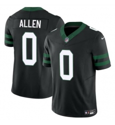 Men New York Jets 0 Braelon Allen Black 2023 F U S E Vapor Untouchable Limited Stitched Jersey