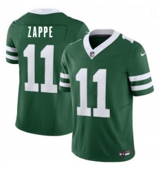 Men New York Jets  11 Bailey Zappe Green 2026 F U S E  Vapor Untouchable Limited Stitched Jersey