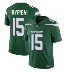 Men New York Jets 15 Brett Rypien Green Vapor Untouchable Limited Stitched Jersey