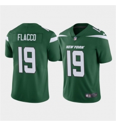 Men New York Jets 19 Joe Flacco Green Vapor Untouchable Limited Stitched Jersey