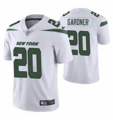 Men New York Jets 20 Ahmad Gardner 2022 White Vapor Untouchable Limited Stitched jersey