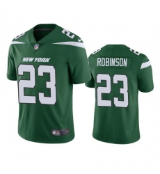 Men New York Jets 23 James Robinson Green Vapor Untouchable Limited Stitched Jersey