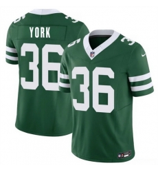 Men New York Jets  36 Cade York Green 2026 F U S E  Vapor Untouchable Limited Stitched Jersey