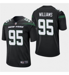 Men New York Jets #95 Quinnen Williams Black Vapor Untouchable Limited Stitched NFL Jersey