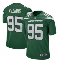 Men New York Jets #95 Quinnen Williams Green Vapor Untouchable Limited Stitched NFL Jersey