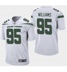 Men New York Jets #95 Quinnen Williams White Vapor Untouchable Limited Stitched NFL Jersey