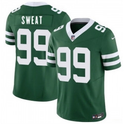 Men New York Jets  99 T Vondre Sweat Green 2026 F U S E  Vapor Untouchable Limited Stitched Jersey