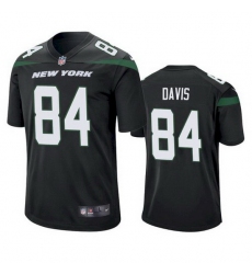 Men New York Jets Corey Davis #84 Black Vapor Limited Stitched Football Jersey