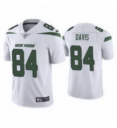 Men New York Jets Corey Davis #84 White Vapor Limited Stitched Football Jersey